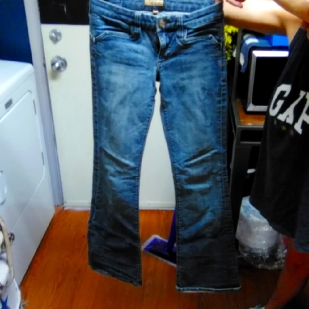 See thru soul,,, size 25 bell-bottoms  used but like new